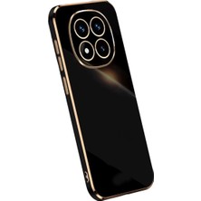 Aesco Xiaomi Redmi Note 14 Pro 5g Kılıf Volet Silikon - Siyah