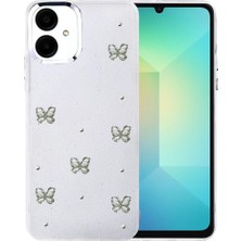 Aesco Samsung Galaxy A06 Fiyonk Desenli Kapak - Desen 9