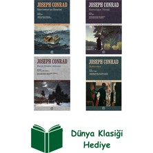 İletişim Yayınları Joseph Conrad 4 Kitap Seti + Dünya Klasiği Hediye
