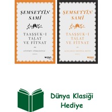 Can Yayınları Şemsettin Sami 2 Kitap Seti + Dünya Klasiği Hediye
