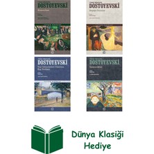 İletişim Yayınları Fyodor Mihayloviç Dostoyevski 4 Kitap Seti + Dünya Klasiği Hediye