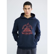 Lc Waikiki Yeni Sezon Baskılı Erkek Kalın Hoodie