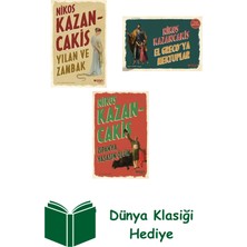 Can Yayınları Nikos Kazancakis 3 Kitap Seti + Dünya Klasiği Hediye
