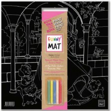 Mabelme Store Funny Mat - Prenses 40X40CM