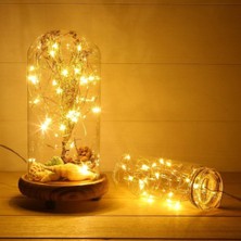 Hereveoyuncak Peri LED Işık 5 Metre Gün Işığı Dekoor Lambası 50 Ledli