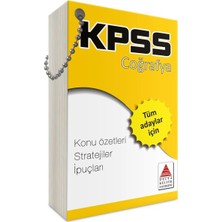 Delta Kültür Kpss Coğrafya Strateji Kartları
