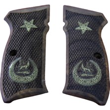 Cz 75  (16\'lı Çek) Kabzesi Ahşap Model 43