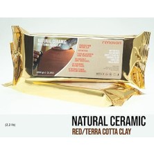 Maxi Trendy Seramik Kil Hamuru,kırmızı/terracotta 1000 Gr(1 Kg) Fırınlamaya Gerek Olmayan Güzel Sanatlar Figür Heykel Modelleme Oyun ve Montessori Sınıfları Için Toksik Olmayan Doğal Kil
