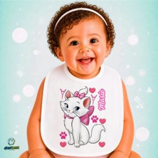 Ghostbastır Design Marie Keten Bebek Mama Önlüğü – Yumuşak, Emici, Yıkanabilir, Özel Tasarım P126