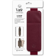 Varie Defter Üstü Kalemlik Bordo Renk