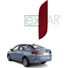 Expar Oto Honda Cıty Arka Tampon Reflektörü Sol Taraf 2020 - 2024 City Arka Kedi Gözü