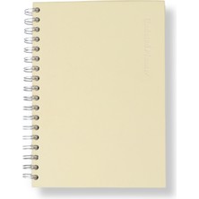 Varie Süresiz Planlayıcı Ajanda Tereyağı Renk 90 gr 17 × 24 cm