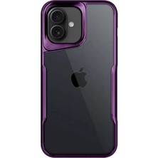 Uslucan Alışveriş Iphone 16 Plus Kılıf Boyi Silikon Kapak - Derin Mor