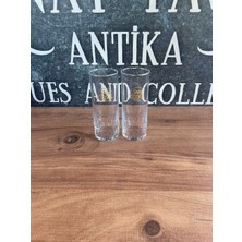 Sanat Taciri 2 Adet Sarı Zeybek Rakı Bardağı