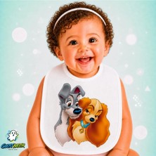 Ghostbastır Design Lady ve Trump Keten Bebek Mama Önlüğü – Yumuşak, Emici, Yıkanabilir, Özel Tasarım P122