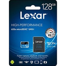 Maxi Trendy 128GB 633X Microsdxc Uhs-I U3 100/45 Mb/sn Yüksek Performanslı Microsd Hafıza Kartı