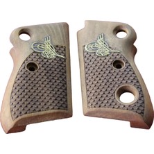 Beretta Beratta Çift Düğmeli Beratta Kabzesi Ahşap Model 10