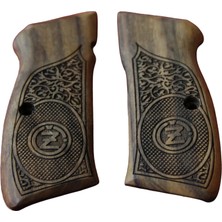 Cz 75  (16\'lı Çek) Kabzesi Ahşap Model 65