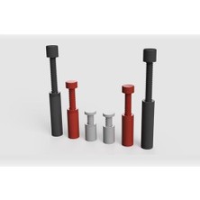 Maxi Trendy Evrensel Ayarlanabilir Ekran Kartı Tutucu Seti - 3 Farklı Boyut Gpu Sarkma Önleyici Destek Aparatı (26MM - 120MM)