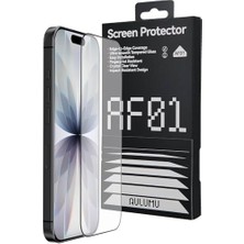 Maxi Trendy Aulumu AF01 Apple iPhone 17 Pro Max Ile Uyumu Temperli Sert Takma Aparatlı Magicbox Ekran Koruyucu