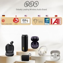 Maxi Trendy Qcy Buds Bluetooth Kulaklık - Şık Tasarım - Ipx4-35 Saat Ultra Uzun Pil Ömrü - Düşük Gecikme 0.06S -Aı Gri