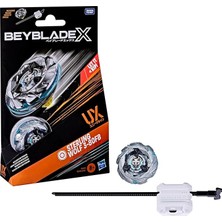 Beyblade x Sterling Wolf 3-80FB Ux Başlangıç Paketi, Topaç ve Başlangıç Paketi