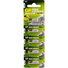 İlk El Grup Gp 27A MN27 12V Alkalin Pil Kepenk Anahtar Pili Beşli Paket