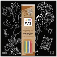 Mabelme Store Funny Mat - Vahşi Batı 40X40CM