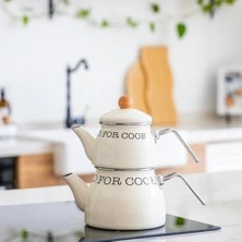 Maxi Trendy Mood Serisi Emaye Çaydanlık