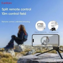 Maxi Trendy Manyetik Kamera Tutucu Grip Bluetooth 5.3 Uzaktan Kumandalı 10M Çekim Mesafesi Zoom Kontrollü 2 Kademeli Deklanşörlü Ergonomik Telefon Çekim Aparatı Tripod Uyumlu | ZP37