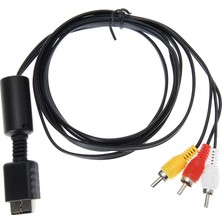 Maxi Trendy Ps2 Av LCD Tv 3rca Scart Lale Bağlantı Kablosu (Hdmi Kablo Değildir)
