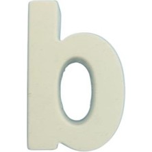 Ehobici Boyanabilir Harf Obje - B - 5x3,2cm