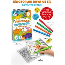 Mabelme Store Dinozorlar - Boya ve Sil Aktivite Kitabı / 3 Yaş +