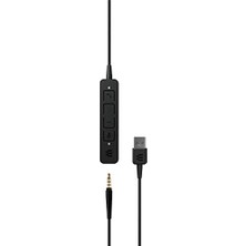 Maxi Trendy Epos | Sennheiser Adapt 135 USB Iı (1000914) - Kablolu, Tek Taraflı Kulaklık - 3,5 mm Jak ve USB Bağlanabilirliği - Uc Optimize Edilmiş - Üstün Ses - Geliştirilmiş Konfor - Çağrı Kontrolü - Siyah