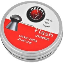 Hatsan Airgun Pellets Flash 6.35MM 125 Adet