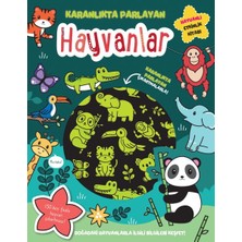 Mabelme Store Karanlıkta Parlayan Kitaplar - Hayvanlar (Parlayan Çıkartmalar)
