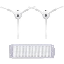 Lin Grup Xiaomi Vacuum Mop 2 Pro (MJST1SHW) Robot Süpürge Uyumlu 3'lü Yedek Parça Seti
