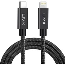 Maxi Trendy Horizontal 20W Type C To Lightning 1 Metre iPad Hızlı Şarj ve Data Kablosu Space Gray