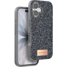Herşey Trend Herşeytrend Onegif Apple Iphone 17 Bright Simli Kapak - Gümüş