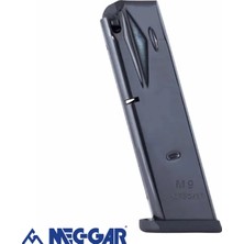 Mec-Gar F92 Sb Beretta-Yavuz Tabanca Şarjörü Siyah