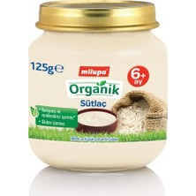 Milupa Organik Sütlaç Kavanoz Maması 125 gr