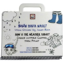 Mabelme Store Funny Mat Mini Set - Bugün Hava Nasıl?