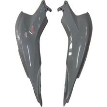 Honda Dio 110 Sağ Sol Sele Altı Yan Kapak Nardo Gri Tk