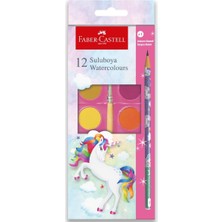 Maxi Trendy Unicorn Büyük Boy Suluboya 12LI& 1 Kurşun Kalem