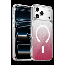 Herşey Trend Herşeytrend Onegif Apple Iphone 17 Pro Max Sora Simli Magsafe Kapak - Kırmızı