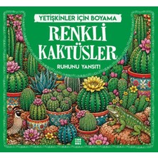 Renkli Kaktüsler & Yetişkinler Için Boyama