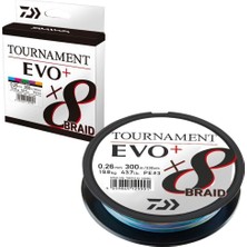 Daiwa Tournament Evo+ 8b Multicolor Ip Misina (300M)