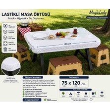 Magic Lady Magiclady 75*120CM Lastikli Tek Kullanımlık Piknik Masa Örtüsü