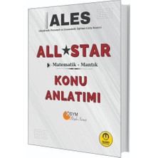 Tasarı Yayınları Ales All Star Sayısal Yetenek Matematik Mantık Konu Anlatımı