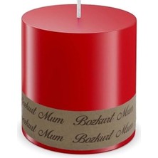 Maxi Trendy Simagift Simagift Bozkurt Mum Silindir Mum 7cm Çap x 7cm Boy Dev Mum 7 Cmx 7cm Silindir Mum 7x7 cm Kırmızı